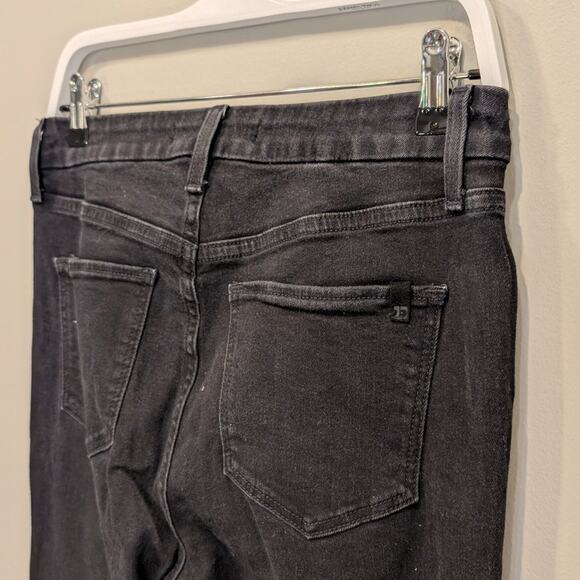 Joe's Jeans HiRise Curvy Cropped BootCut Hi Honey Black Denim - SIze 29 - Picture 4 of 9